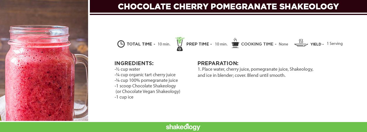 Chocolate Cherry Pomegranate Shakeology