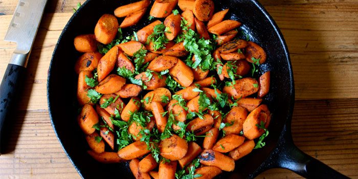 Caramelized Carrots with Curry Spice