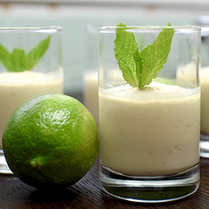 Vegan Lime Cheesecake Cups