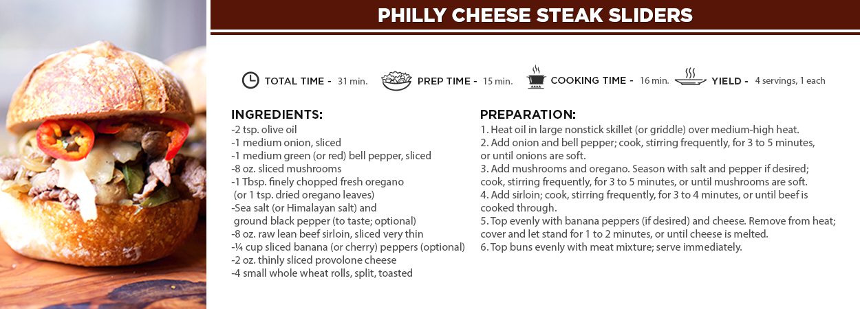 Philly Cheese Steak Sliders
