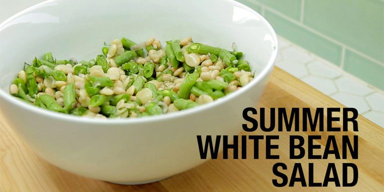 Summer White Bean Salad with Lemon and Dill