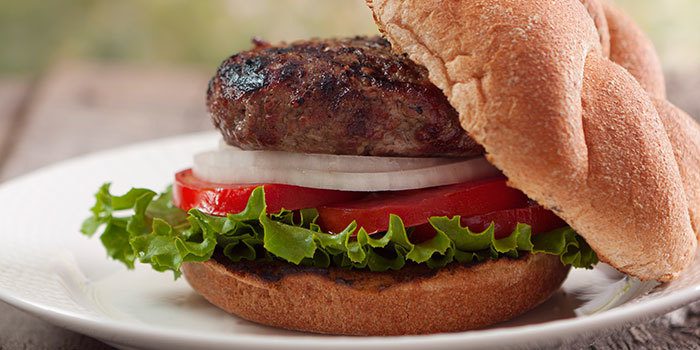 Burgers with Roasted Garlic and Rosemary