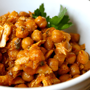 Chickpea Curry with Chicken