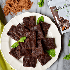 Double Chocolate No-Bake Vegan Brownies